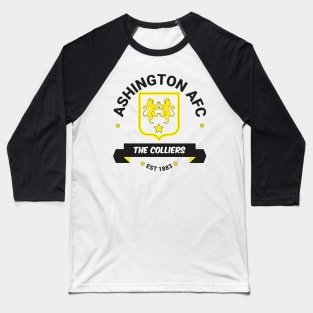 Ashington AFC Inspired Badge Baseball T-Shirt